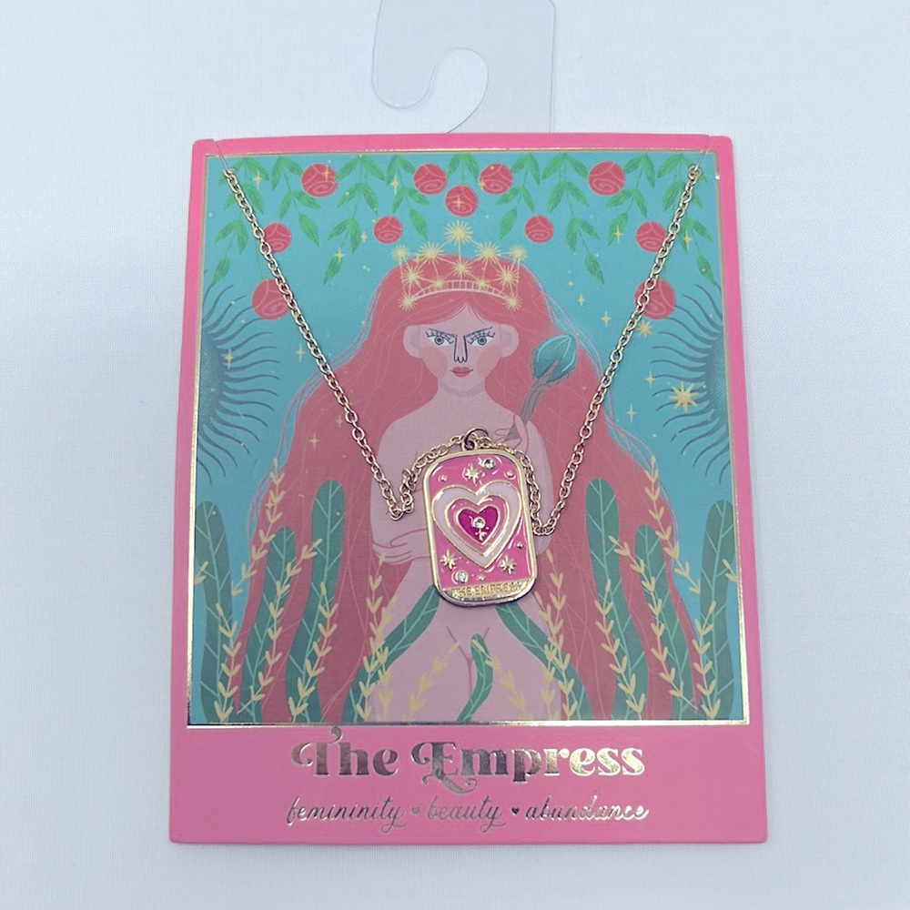 The Empress Femininity Beauty Abundance Gold Heart Necklace - Picture 1 of 6